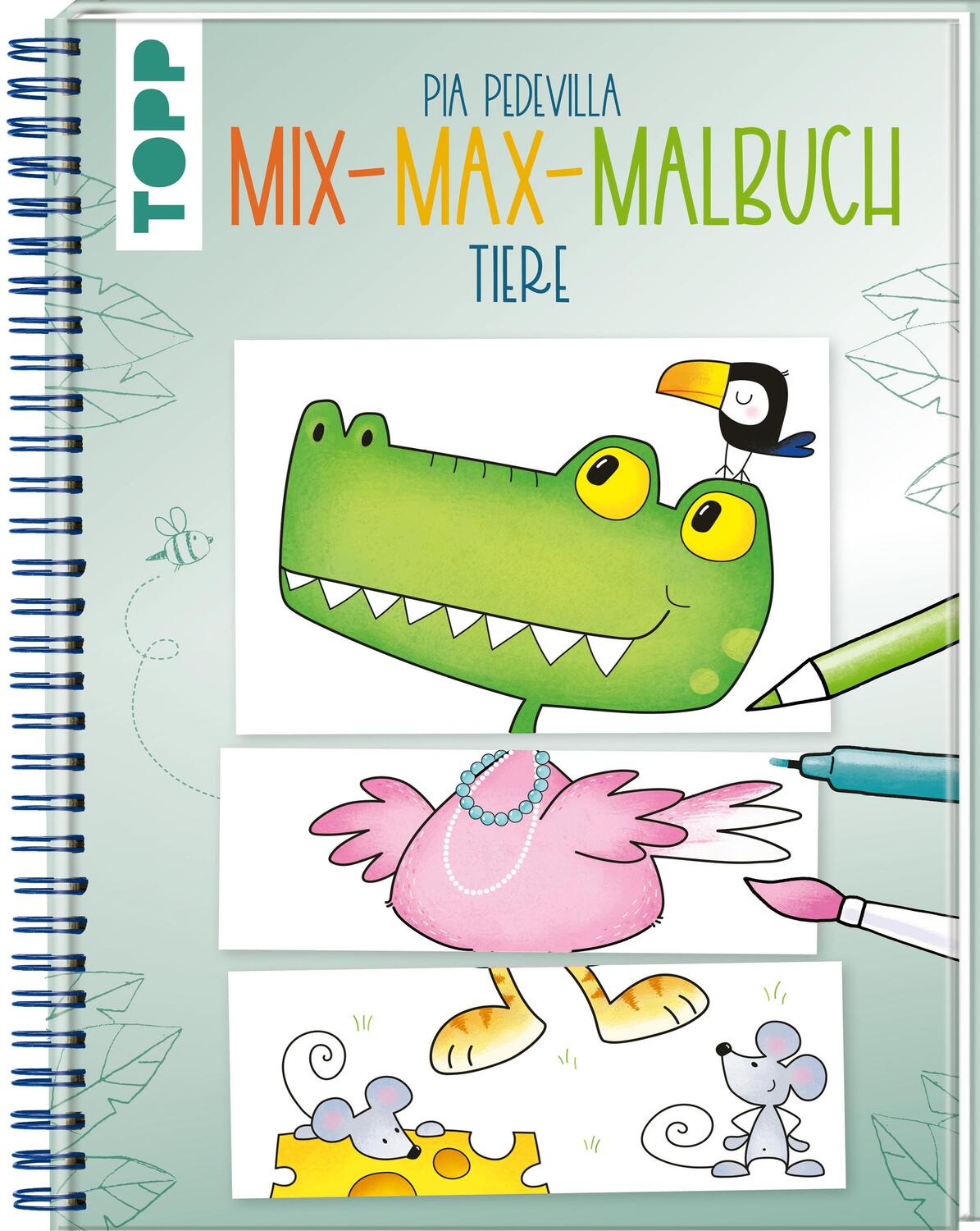 Cover: 9783735890672 | Mix-Max-Malbuch Tiere | Lustige Kombinationen für Kinder ab 5 Jahren