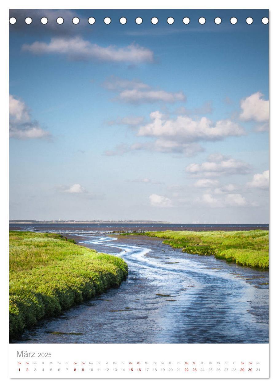 Bild: 9783435960606 | Amrum - Das Gesicht der Nordsee (Tischkalender 2025 DIN A5 hoch),...