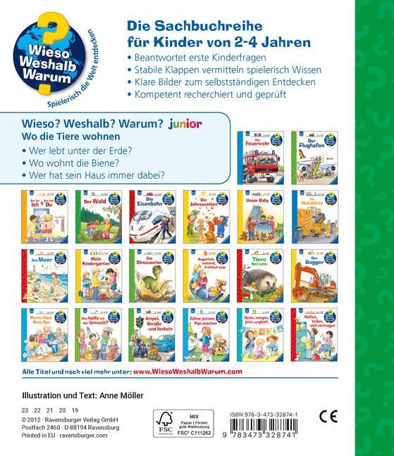 Bild: 9783473328741 | Wieso? Weshalb? Warum? junior, Band 46: Wo die Tiere wohnen | Möller