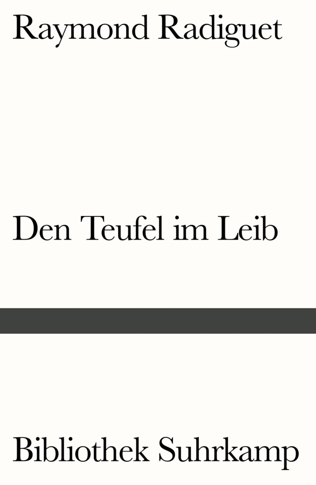 Cover: 9783518240588 | Den Teufel im Leib | Roman | Raymond Radiguet | Taschenbuch | 172 S.