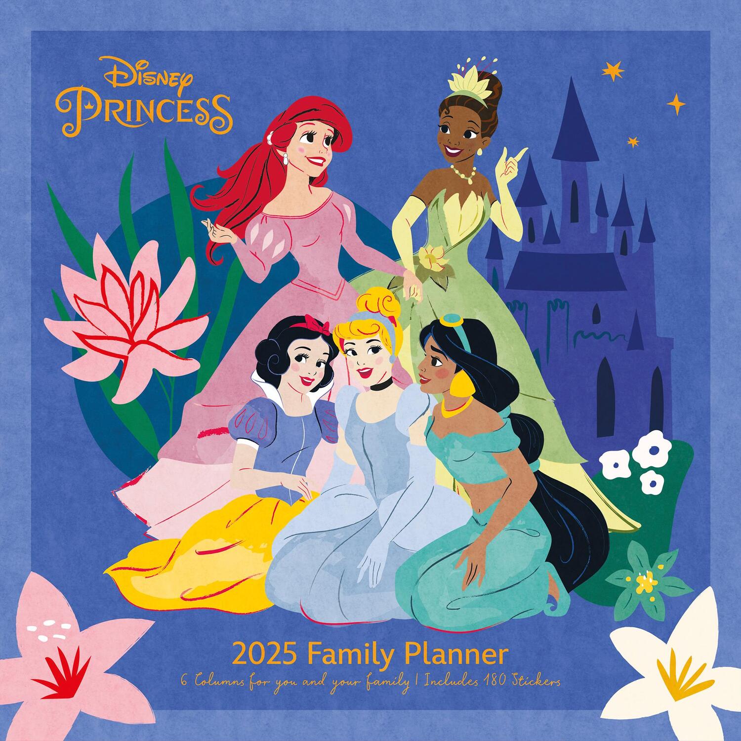 Cover: 9781804231456 | Disney Princess 2025 30X30 Familienplaner | Kalender | 28 S. | Deutsch