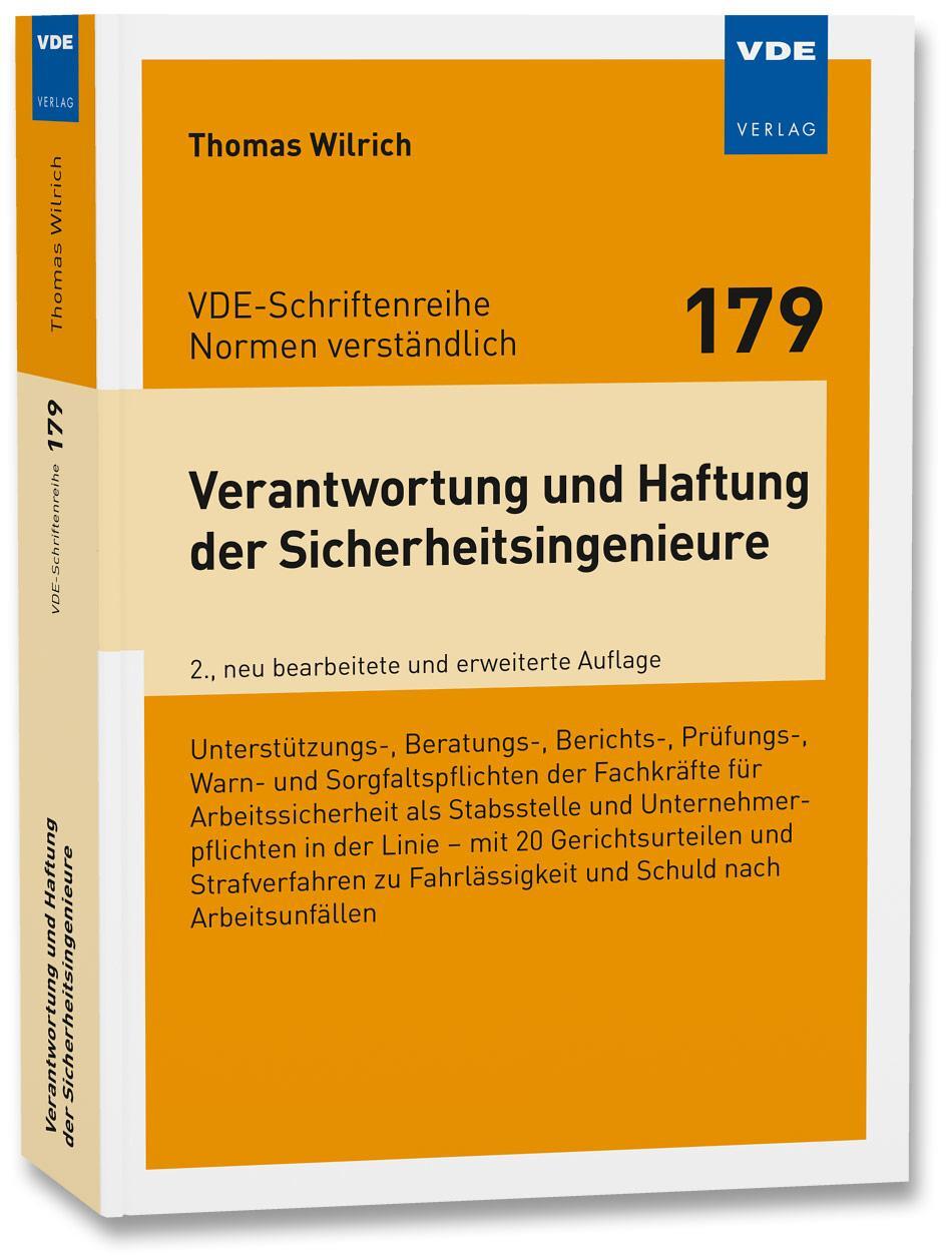 Cover: 9783800761586 | Verantwortung und Haftung der Sicherheitsingenieure | Thomas Wilrich