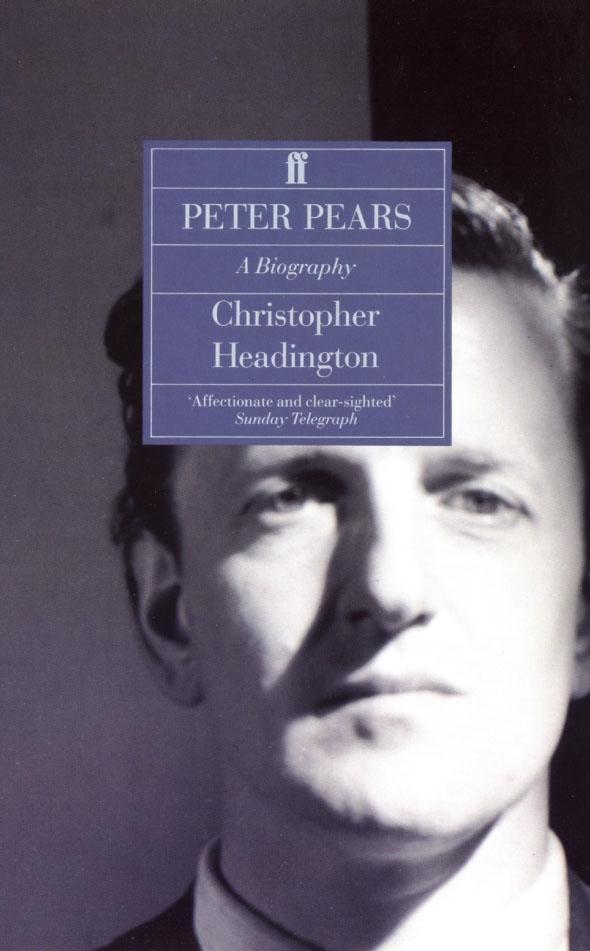 Cover: 9780571170722 | Peter Pears | A Biography | Christopher Headington | Taschenbuch