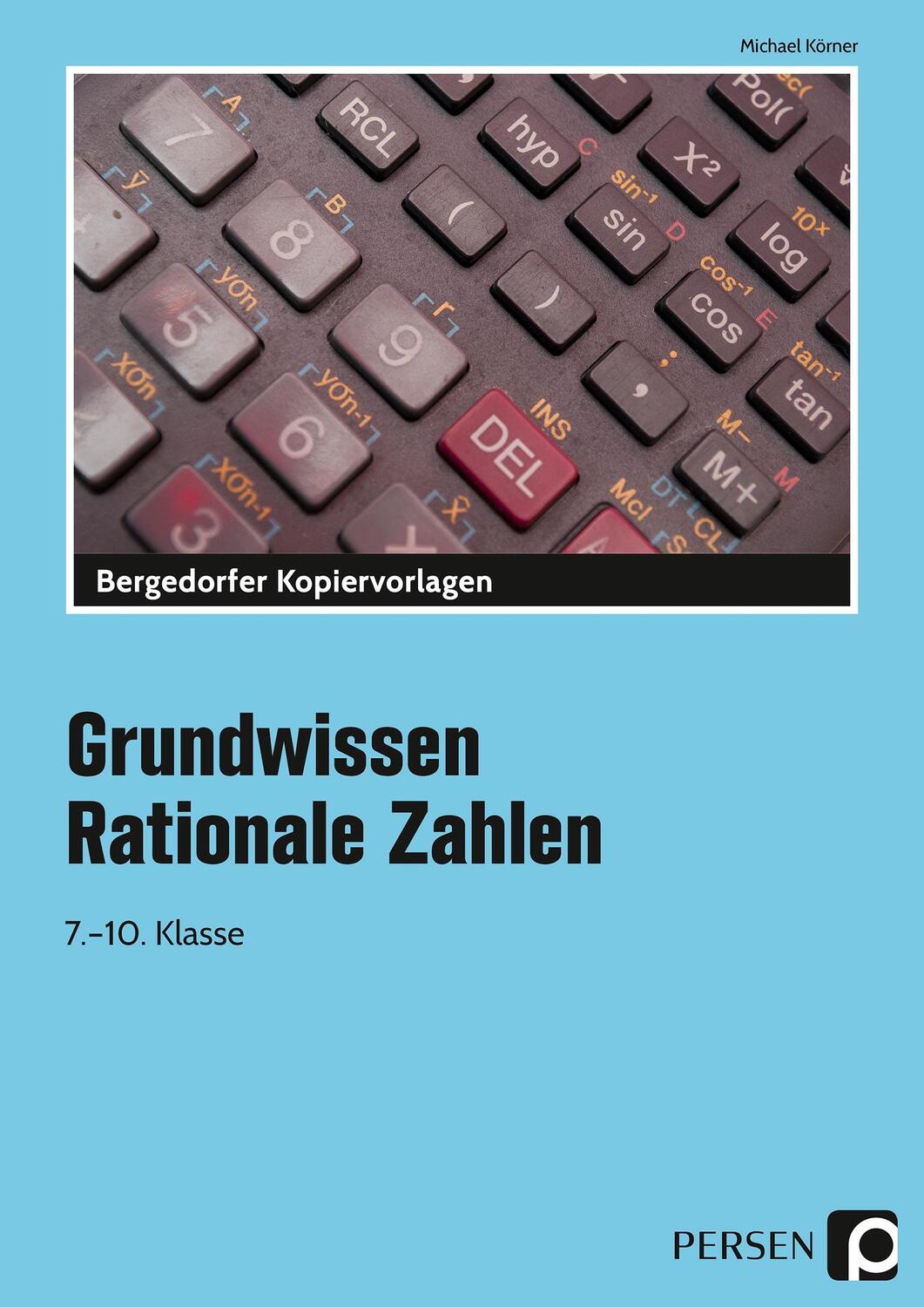 Cover: 9783834426987 | Grundwissen Rationale Zahlen | 7.-10. Klasse | Michael Körner | Buch