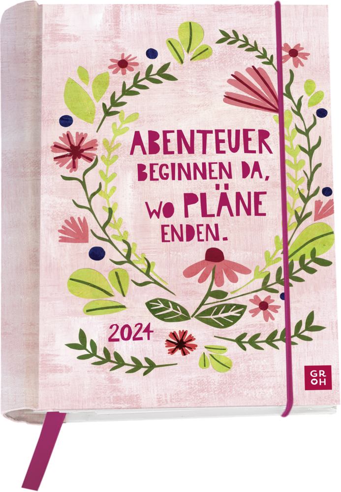 Cover: 4036442010334 | Buchkalender 2024: Abenteuer beginnen da, wo Pläne enden | Kalender