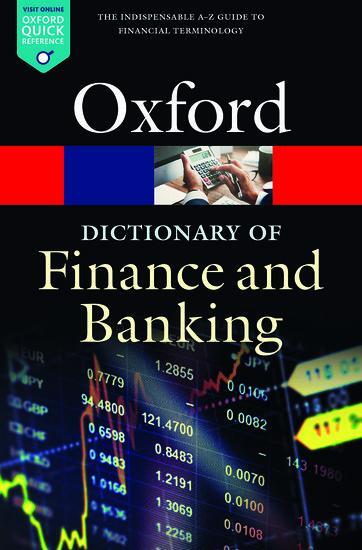Cover: 9780198789741 | A Dictionary of Finance and Banking | Jonathan Law | Taschenbuch