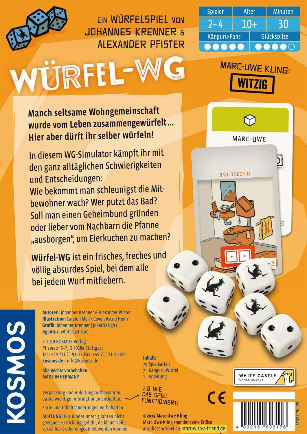 Bild: 4002051693176 | Würfel-WG | 2 - 4 Spieler | Marc-Uwe Kling | Spiel | Deutsch | 2019
