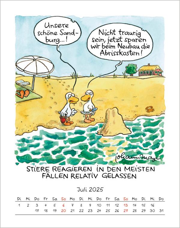 Bild: 9783731876632 | Stier 2025 | Verlag Korsch | Kalender | Spiralbindung | 13 S. | 2025