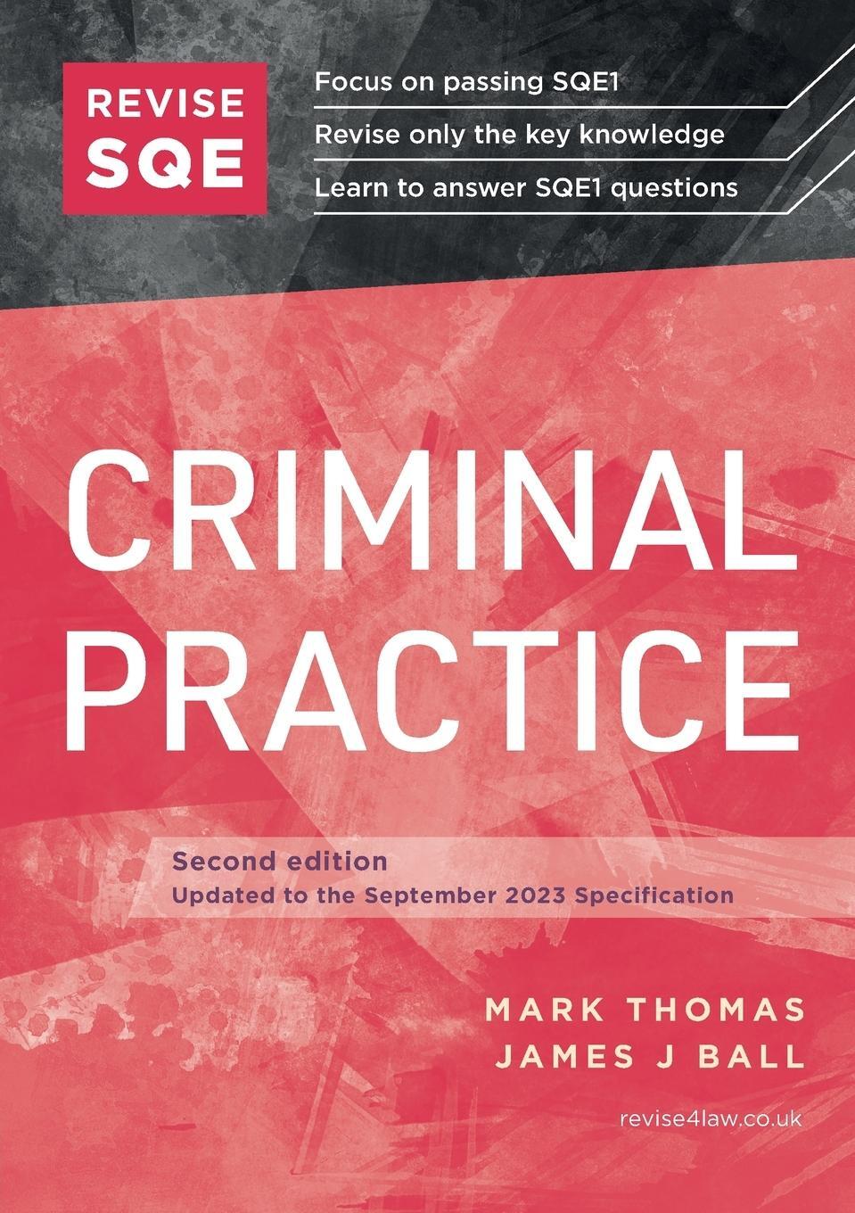 Cover: 9781914213502 | Revise SQE Criminal Practice | SQE1 Revision Guide 2nd ed | Buch