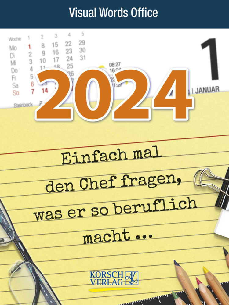 Cover: 9783731870487 | Visual Words Office 2024 | Korsch Verlag | Kalender | Spiralbindung