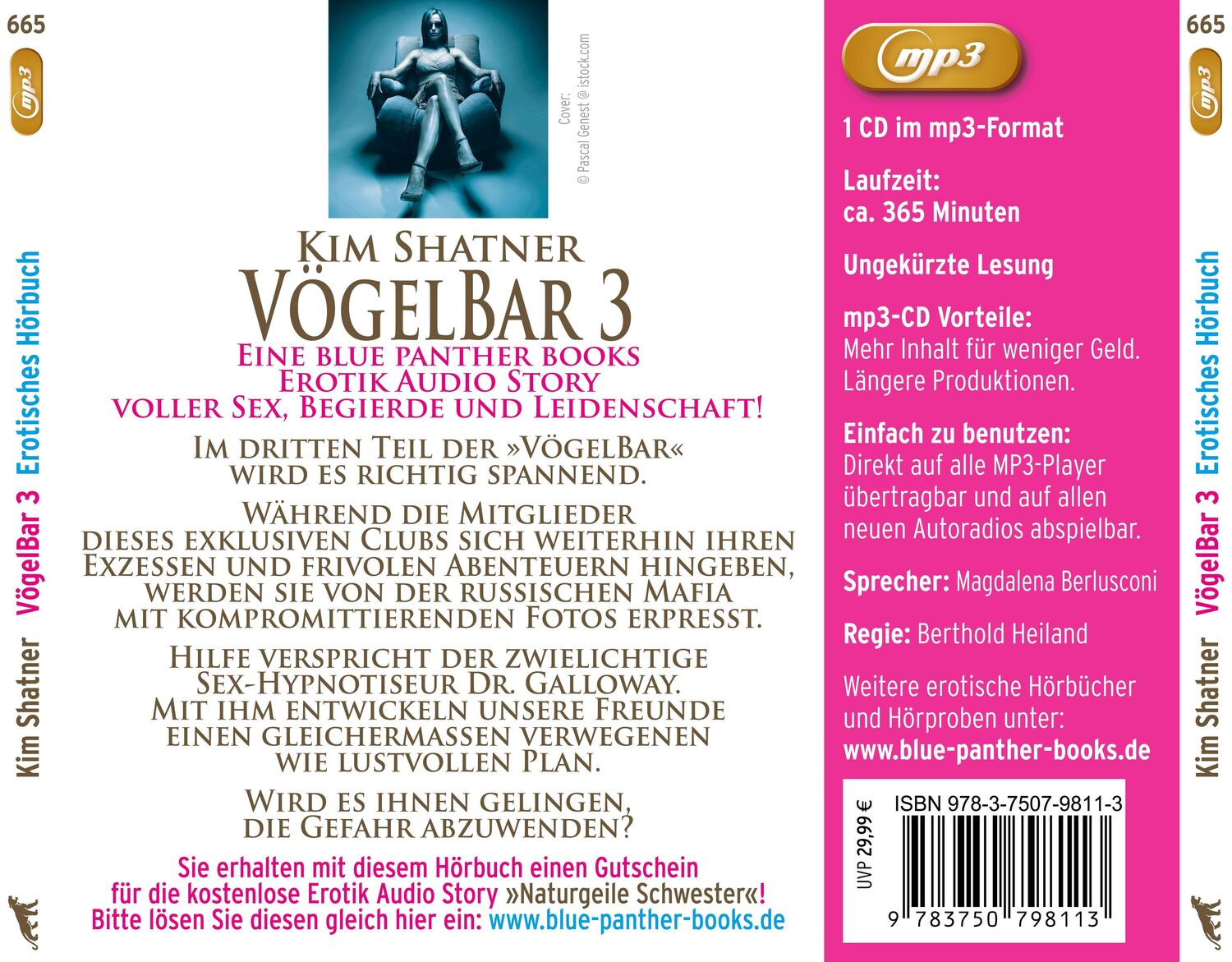 Bild: 9783750798113 | VögelBar 3 Erotik Audio Story Erotisches Hörbuch MP3CD | Kim Shatner