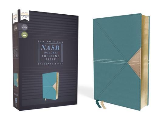 Cover: 9780310450979 | Nasb, Thinline Bible, Leathersoft, Teal, Red Letter Edition, 1995...