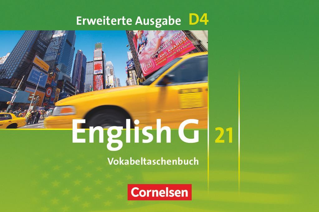 Cover: 9783060321667 | English G 21. Erweiterte Ausgabe D 4. Vokabeltaschenbuch | Schwarz