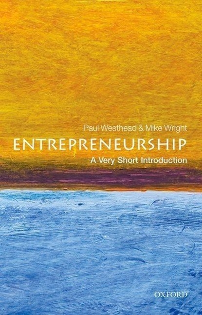 Cover: 9780199670543 | Entrepreneurship: A Very Short Introduction | Paul Westhead (u. a.)