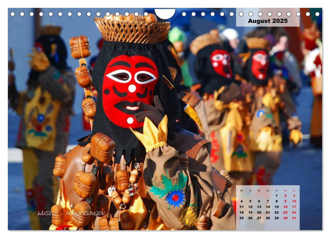 Bild: 9783435569571 | Schwäbisch alemannische Fasnet (Wandkalender 2025 DIN A4 quer),...