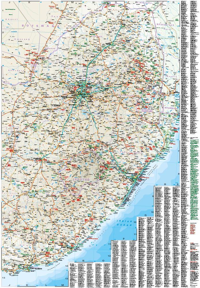 Bild: 9783831773046 | Reise Know-How Landkarte Südafrika (1:1.400.000) | (Land-)Karte | 2023