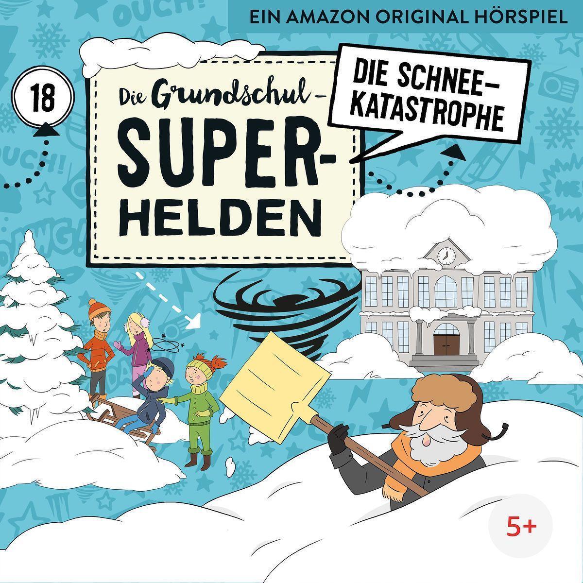 Cover: 4260167473512 | 18: Die Schneekatastrophe | Die Grundschul-Superhelden | Audio-CD