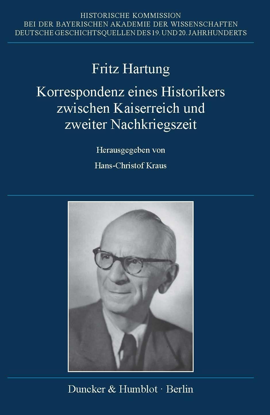 Cover: 9783428157310 | Fritz Hartung - Korrespondenz eines Historikers zwischen...