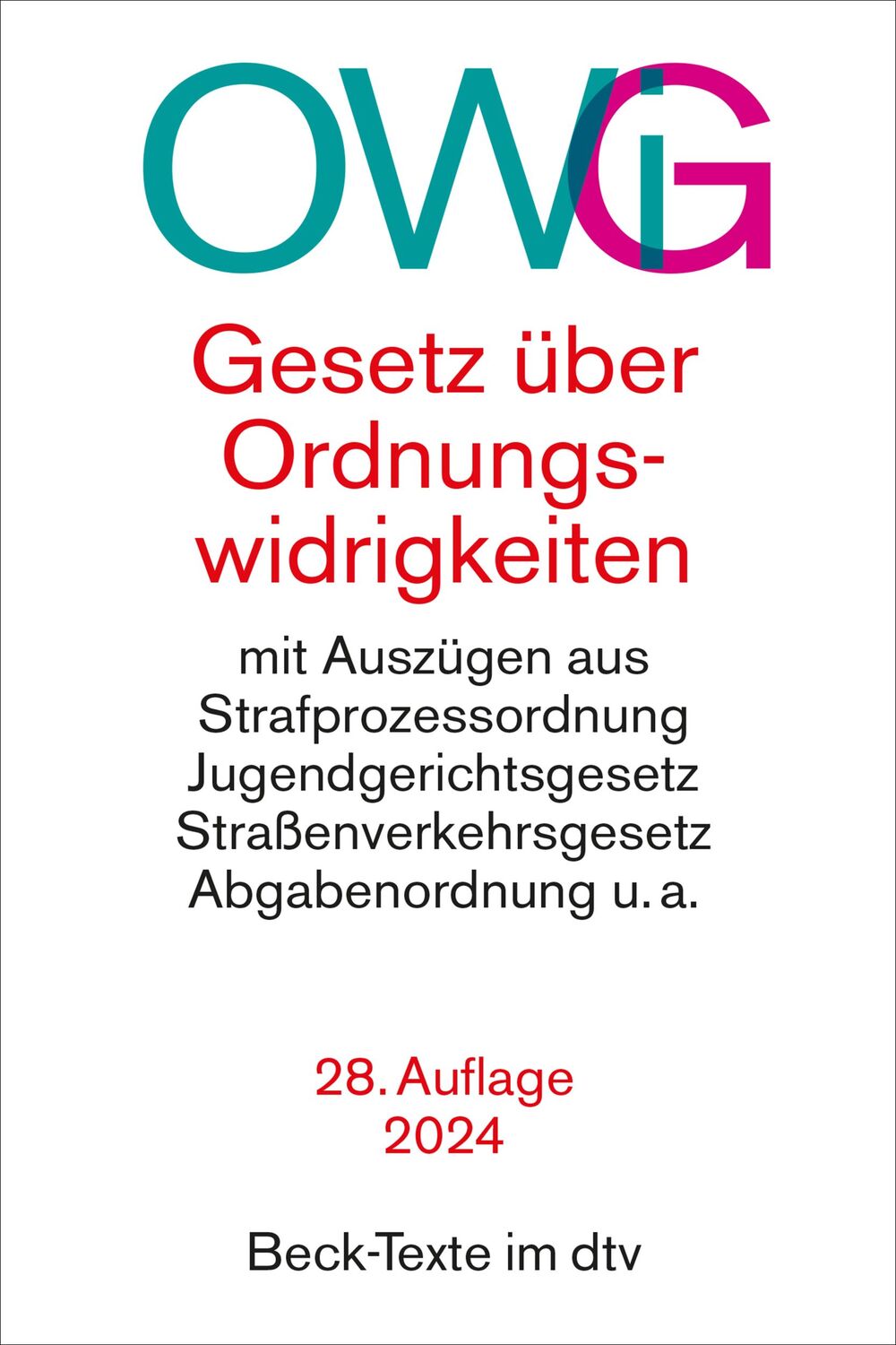 Cover: 9783423531993 | Gesetz über Ordnungswidrigkeiten | Taschenbuch | XXVIII | Deutsch