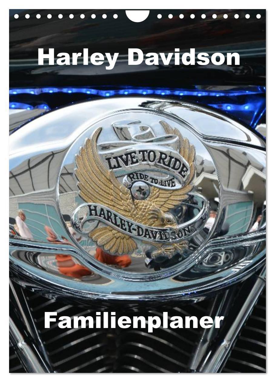 Cover: 9783675893474 | Harley Davidson Familienplaner (Wandkalender 2024 DIN A4 hoch),...