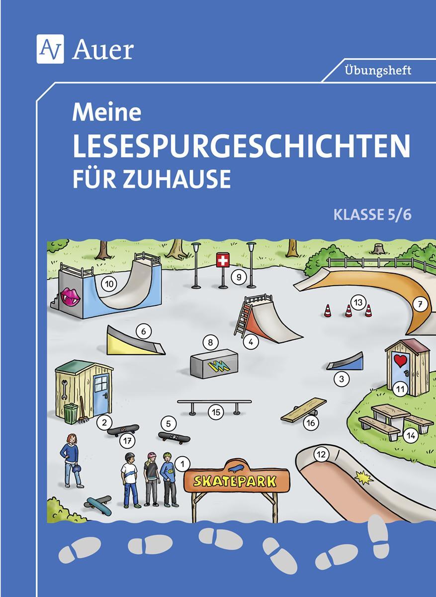 Cover: 9783403085065 | Meine Lesespurgeschichten für Zuhause - Klasse 5-6 | Sven Rook (u. a.)