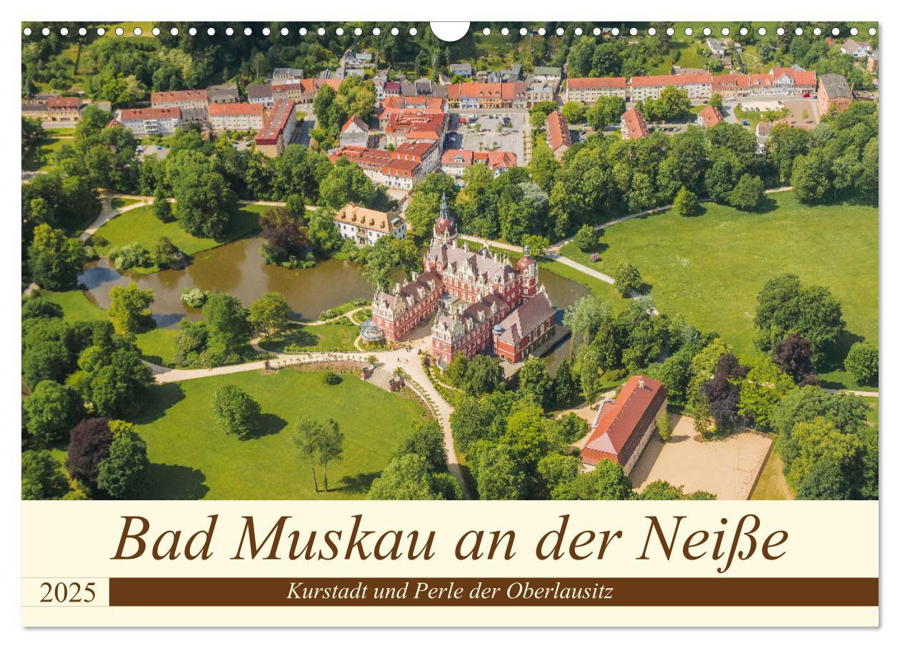 Cover: 9783435242191 | Bad Muskau an der Neiße (Wandkalender 2025 DIN A3 quer), CALVENDO...