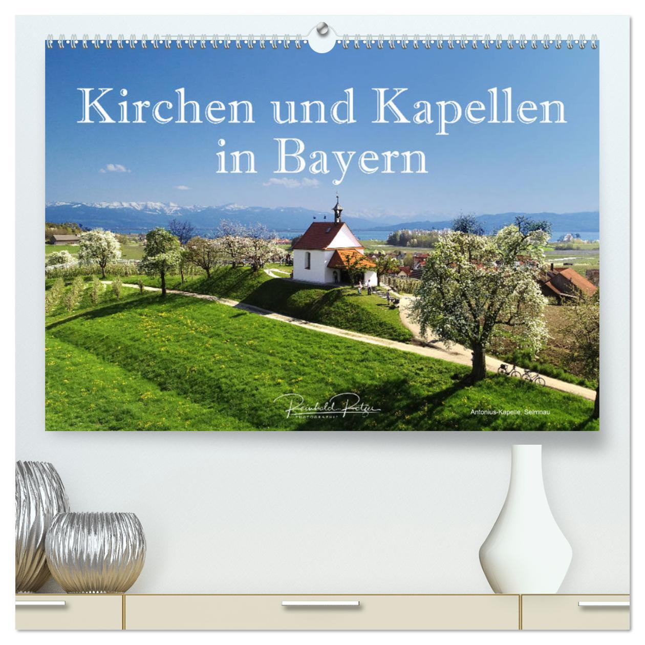 Cover: 9783383479489 | Kirchen und Kapellen in Bayern (hochwertiger Premium Wandkalender...