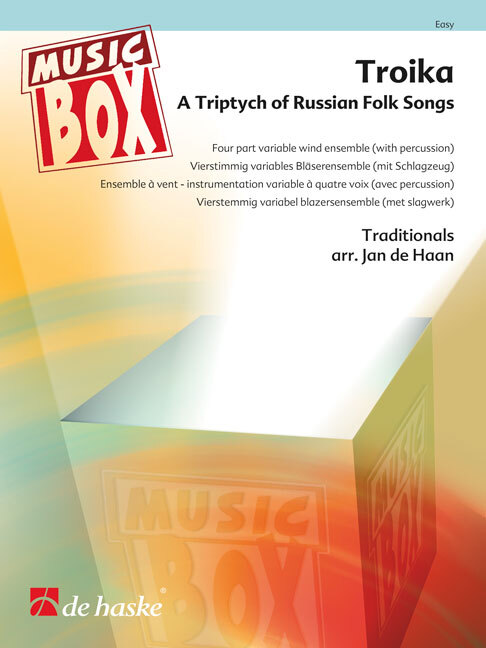 Cover: 9790035228883 | Troika | A Triptych of Russian Folk Songs | Jan de Haan | Music Box