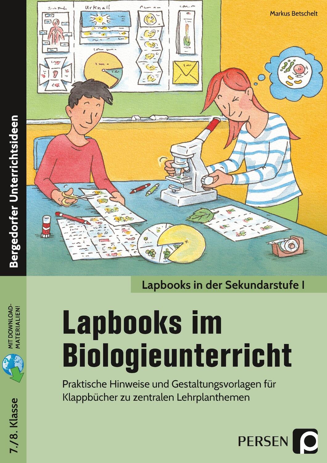 Cover: 9783403205753 | Lapbooks im Biologieunterricht - 7./8. Klasse | Markus Betschelt