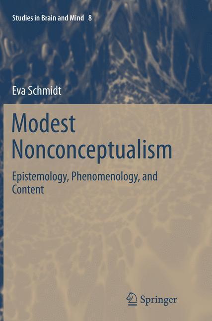 Cover: 9783319371399 | Modest Nonconceptualism | Epistemology, Phenomenology, and Content