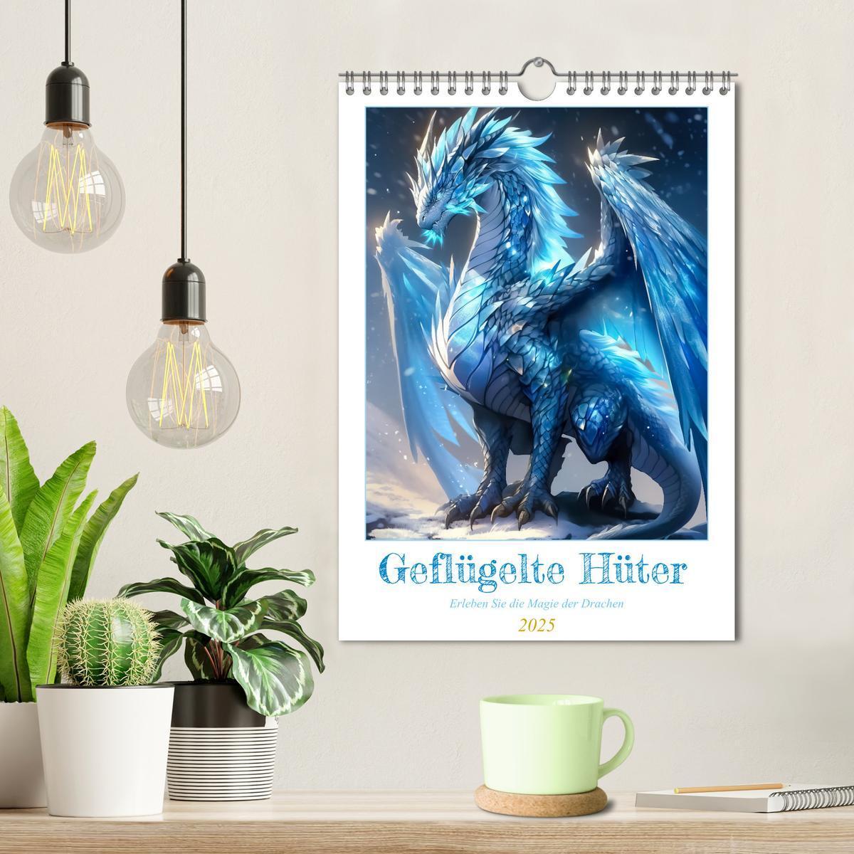 Bild: 9783435854523 | Geflügelte Hüter - Erleben Sie die Magie der Drachen (Wandkalender...