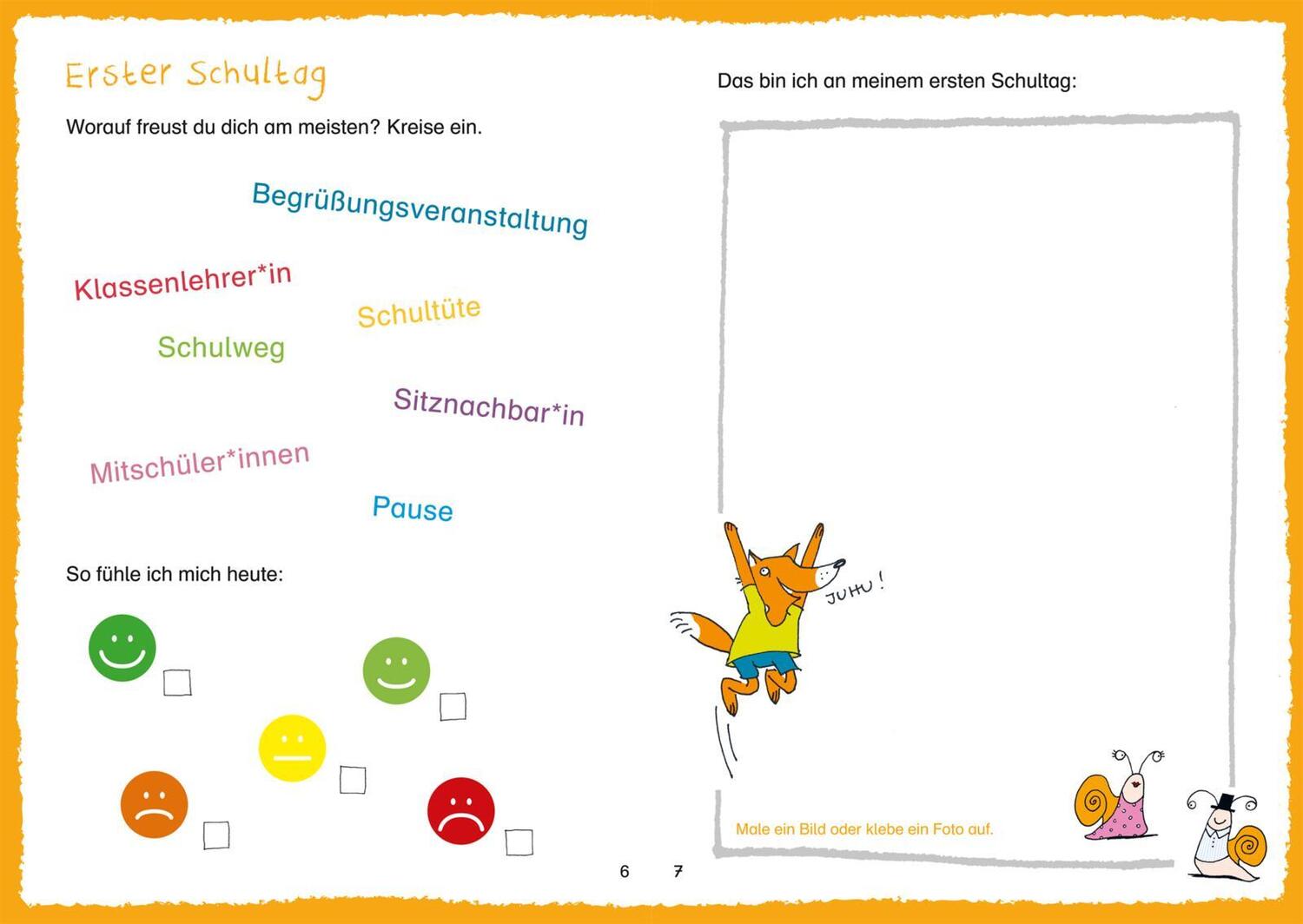 Bild: 9783551191083 | Schlau für die Schule: Hurra! Dein erster Schultag (Mädchen) | Buch