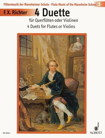 Cover: 9790001126939 | Four Duets | Flute Music from the Mannheim School Heft 5 | Richter