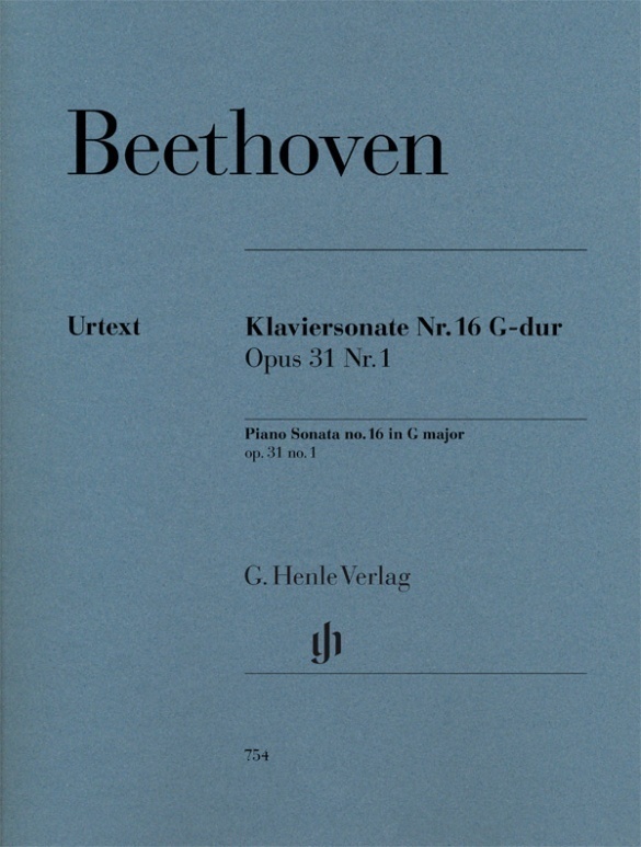 Cover: 9790201807546 | Beethoven, Ludwig van - Klaviersonate Nr. 16 G-dur op. 31 Nr. 1 | Buch