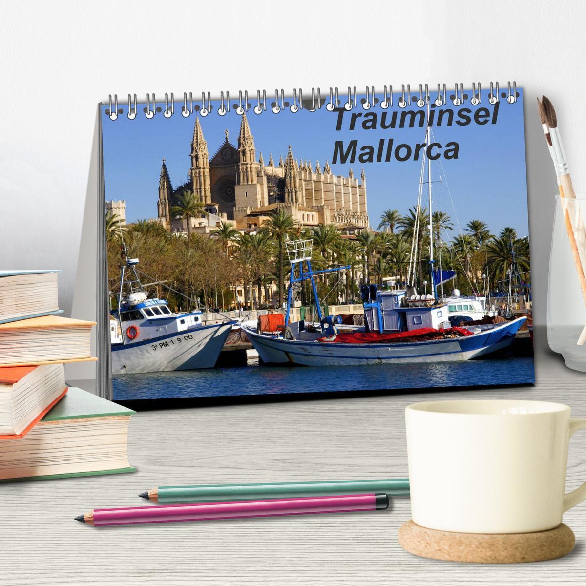 Bild: 9783435699780 | Trauminsel Mallorca (Tischkalender 2025 DIN A5 quer), CALVENDO...