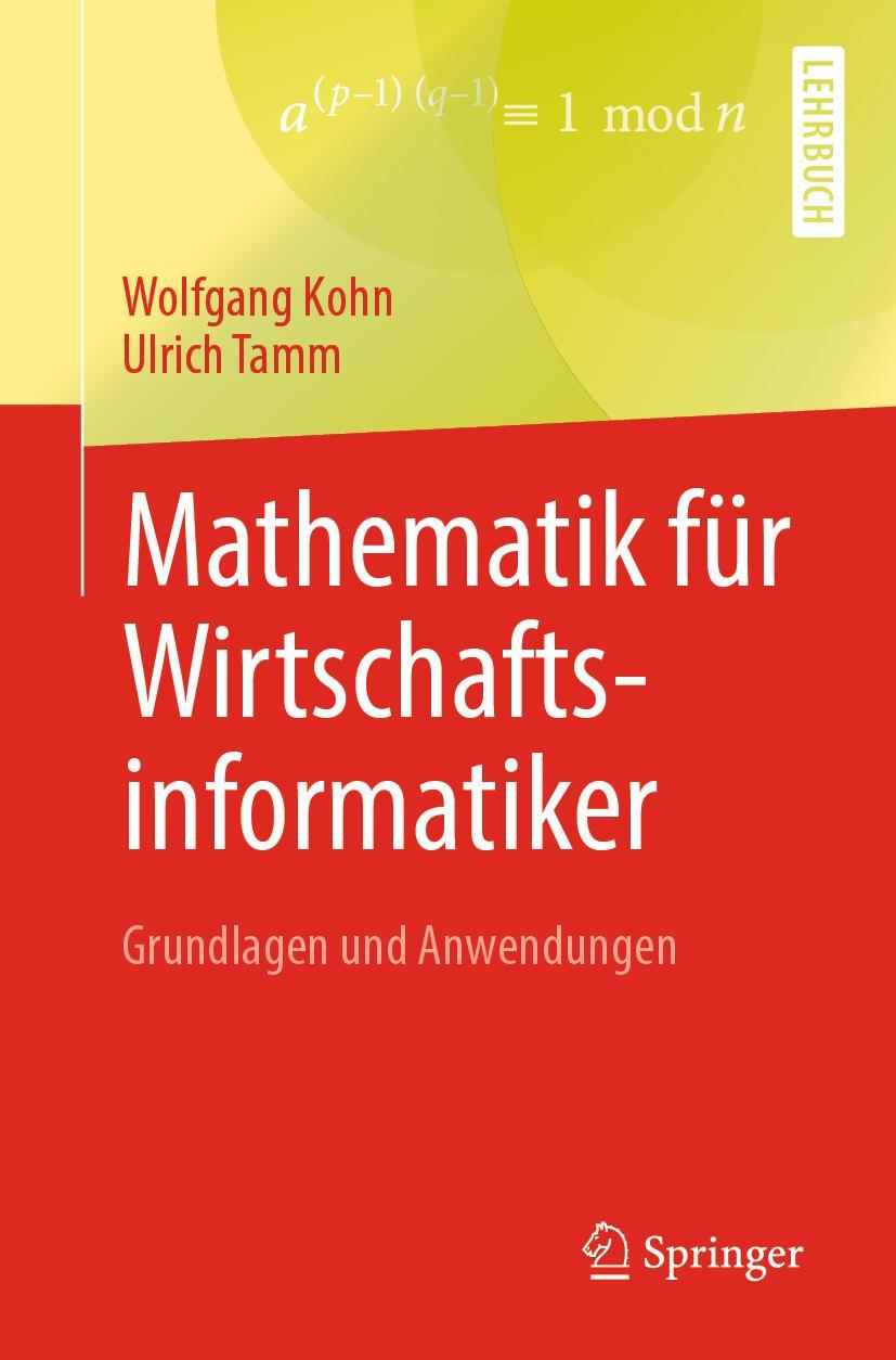 Cover: 9783662594674 | Mathematik für Wirtschaftsinformatiker | Grundlagen und Anwendungen