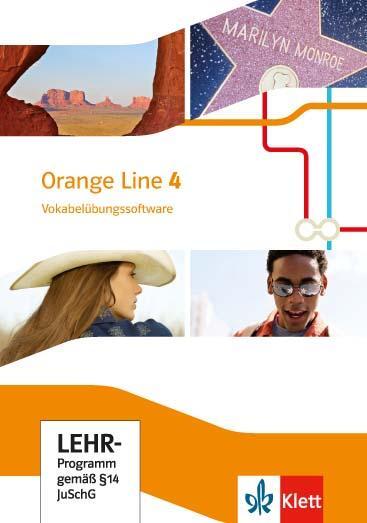 Cover: 9783125486447 | Orange Line 4. Vokabelübungssoftware. Klasse 8. Ausgabe 2014 | CD-ROM