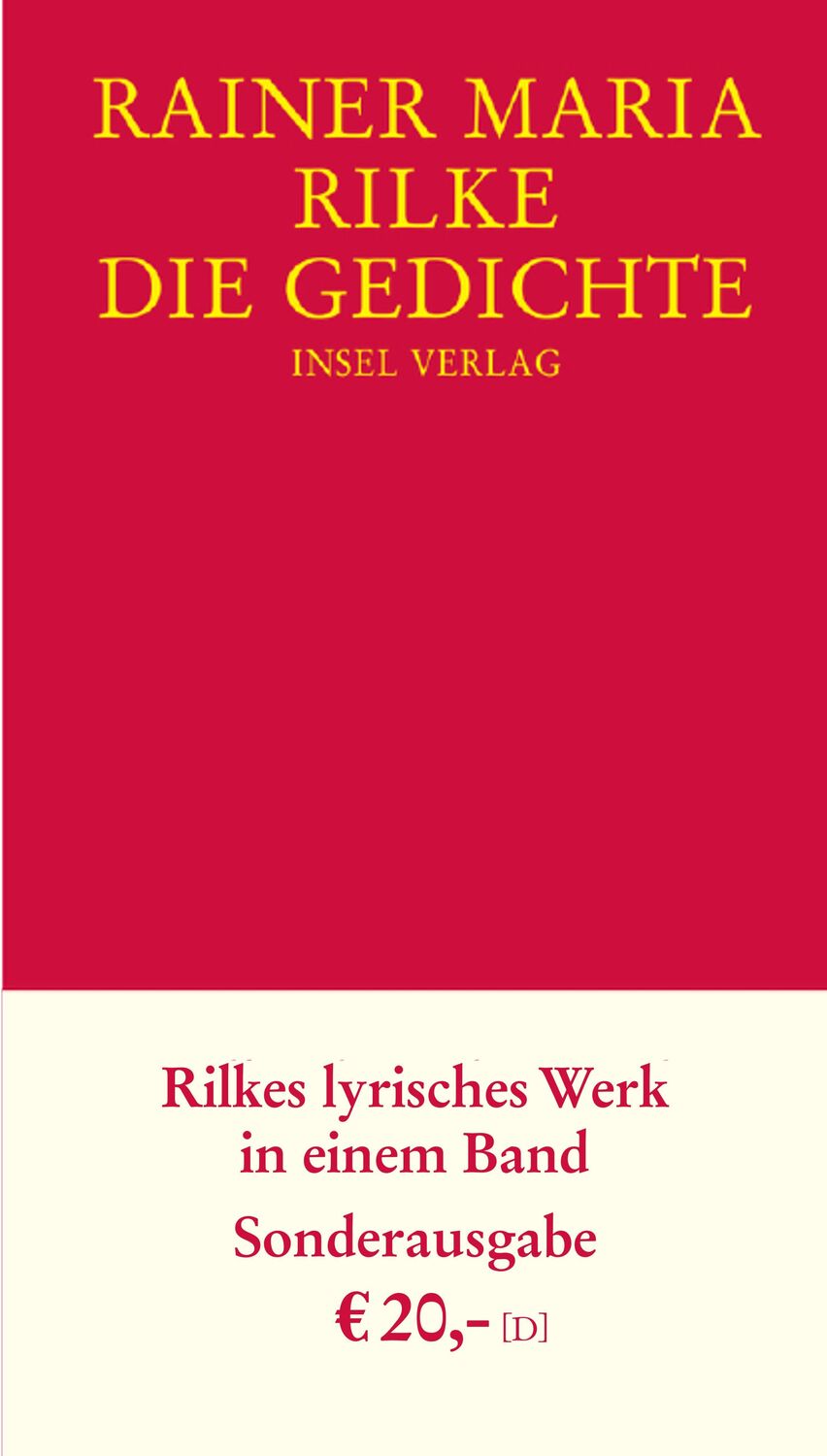 Cover: 9783458173335 | Die Gedichte | Rainer Maria Rilke | Buch | Deutsch | 2006
