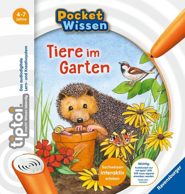 Cover: 9783473658916 | tiptoi® Tiere im Garten | Annette Neubauer | Taschenbuch | 16 S.