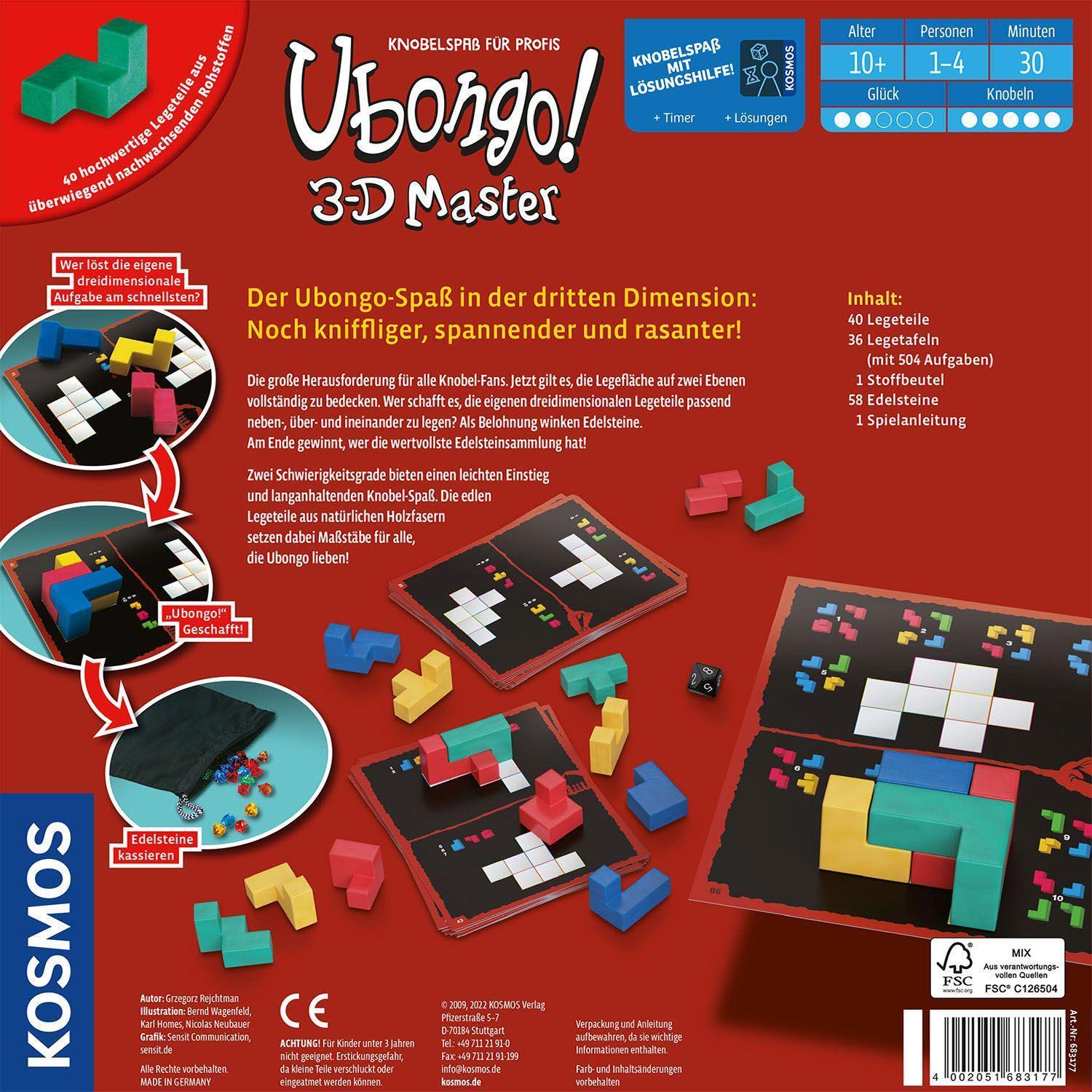 Bild: 4002051683177 | Ubongo 3-D Master | Spiel | Deutsch | 2022 | Kosmos