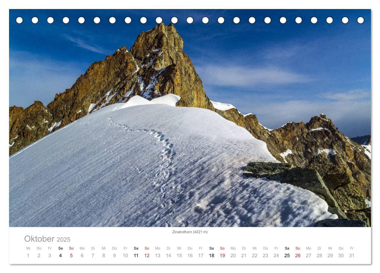 Bild: 9783435497348 | Walliser Alpen - Europas 'kleiner' Himalaya (Tischkalender 2025 DIN...