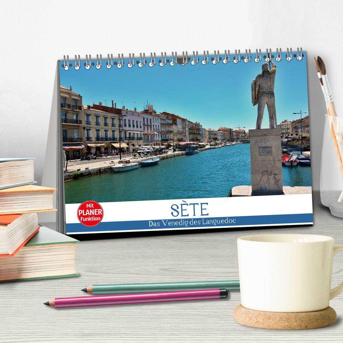 Bild: 9783435444458 | Sète - Das Venedig des Languedoc (Tischkalender 2025 DIN A5 quer),...