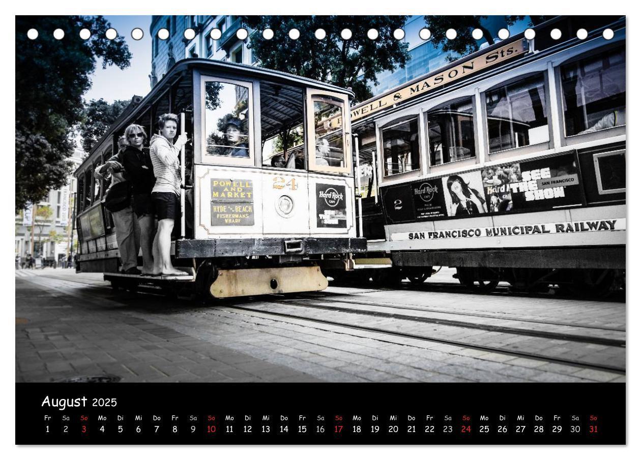 Bild: 9783435787234 | San Francisco - street view (Tischkalender 2025 DIN A5 quer),...