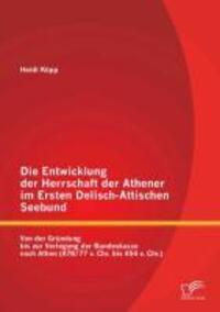 Cover: 9783842891937 | Die Entwicklung der Herrschaft der Athener im Ersten...