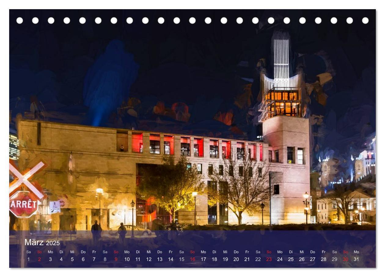 Bild: 9783435509164 | Montreal bei Nacht (Tischkalender 2025 DIN A5 quer), CALVENDO...