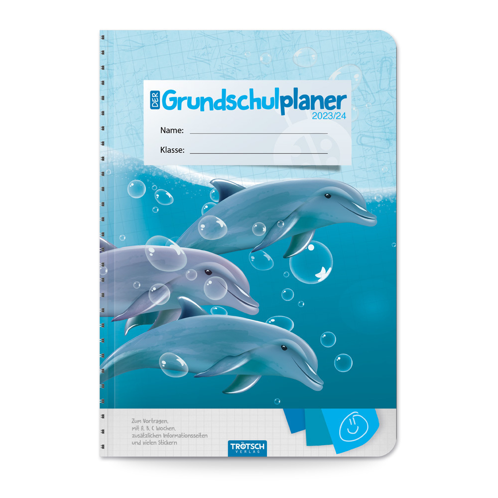 Cover: 9783965529250 | Trötsch Grundschulplaner Delfin 23/24 | Trötsch Verlag GmbH &amp; Co.KG