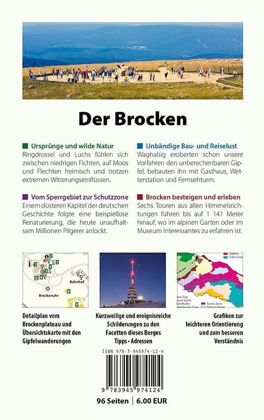 Bild: 9783945974124 | Der Brocken | Natur und Geschichte erleben | Thorsten Schmidt (u. a.)