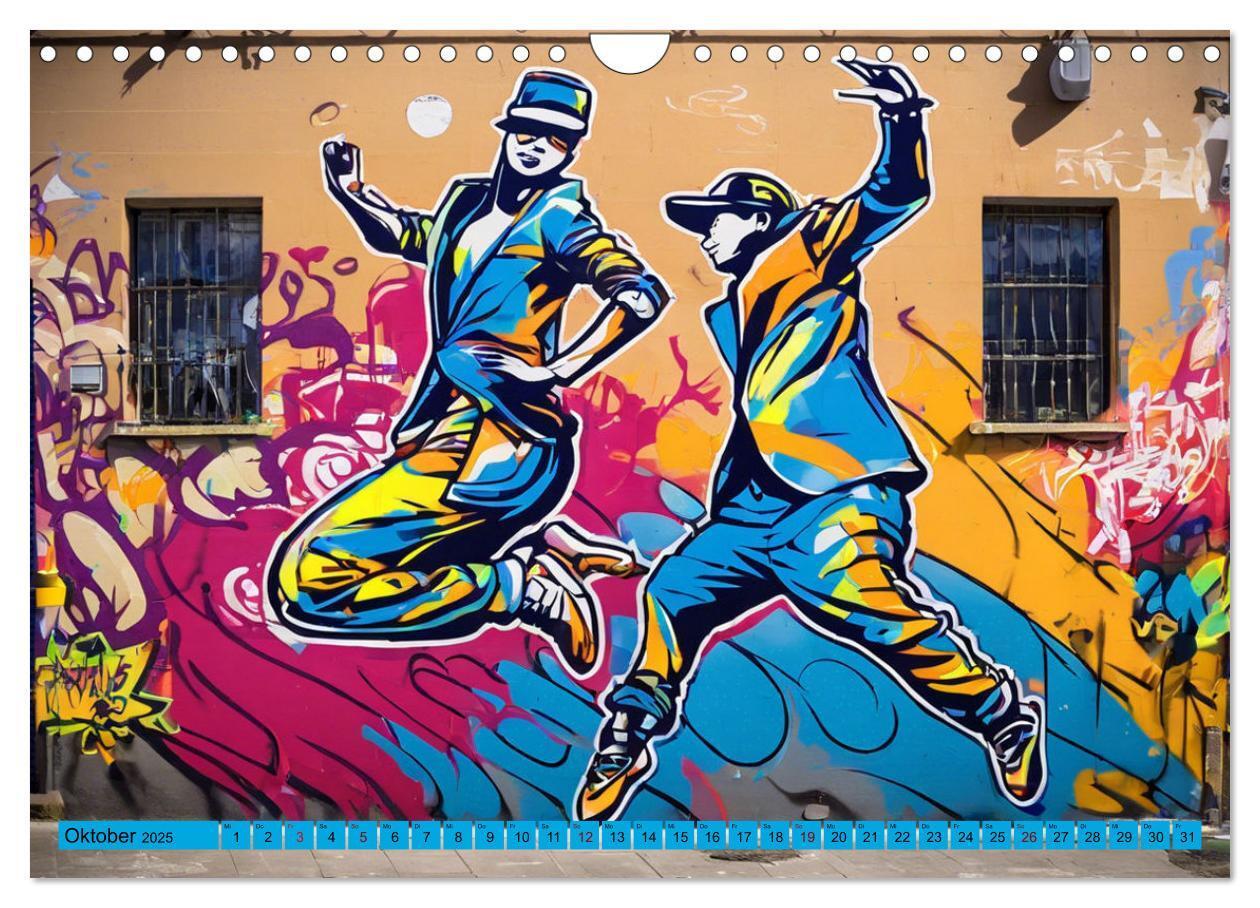 Bild: 9783383822384 | Lebensart Hip Hop (Wandkalender 2025 DIN A4 quer), CALVENDO...