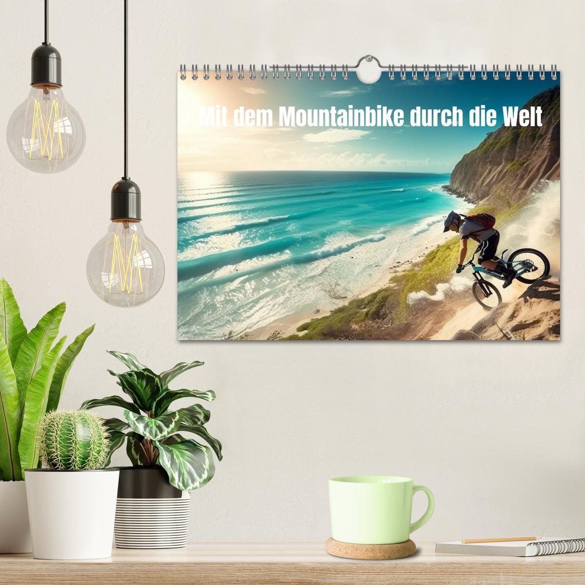 Bild: 9783383910067 | Mit dem Mountainbike durch die Welt (Wandkalender 2025 DIN A4...