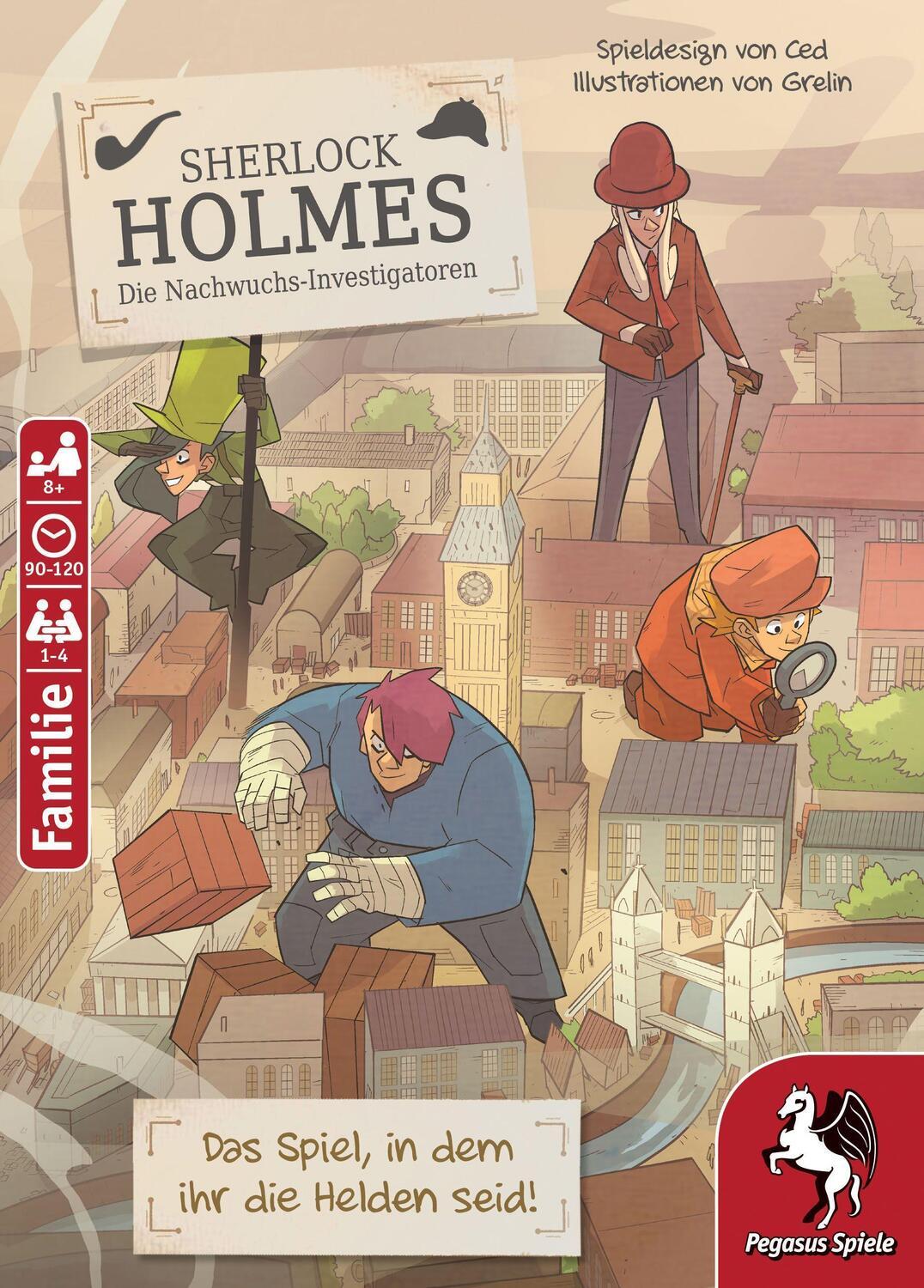 Cover: 9783957893482 | Sherlock Holmes - Die Nachwuchs-Investigatoren (Krimi-Comic-Spiel)